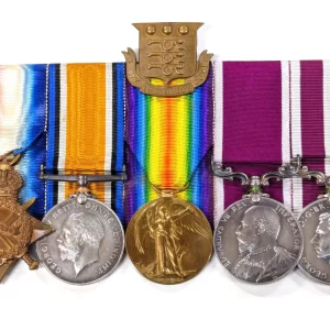 WW1 medals to Conductor William Morison MSM Served in Egypt, France, and Salonika AOC