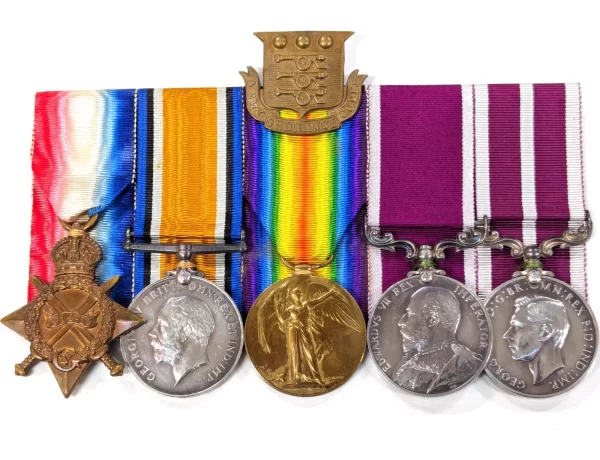 WW1 medals to Conductor William Morison MSM Served in Egypt, France, and Salonika AOC