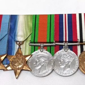 WW2 RNAS RAF medal group to 343754 Flight Sgt V L Hext. Served from 1920 HMS Albatross