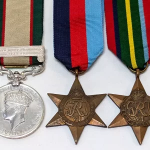 WW2 military medals 2-1st Gurkha Rifles believed Prisoner of War at Singapore