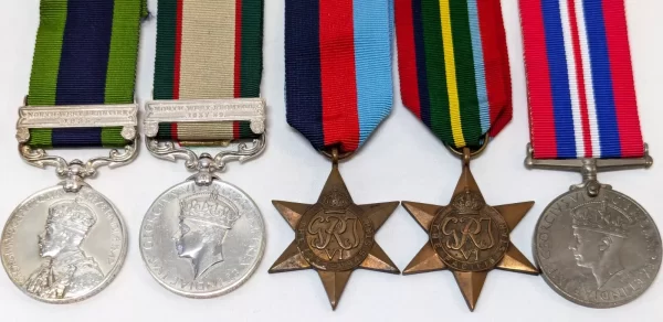 WW2 military medals 2-1st Gurkha Rifles believed Prisoner of War at Singapore