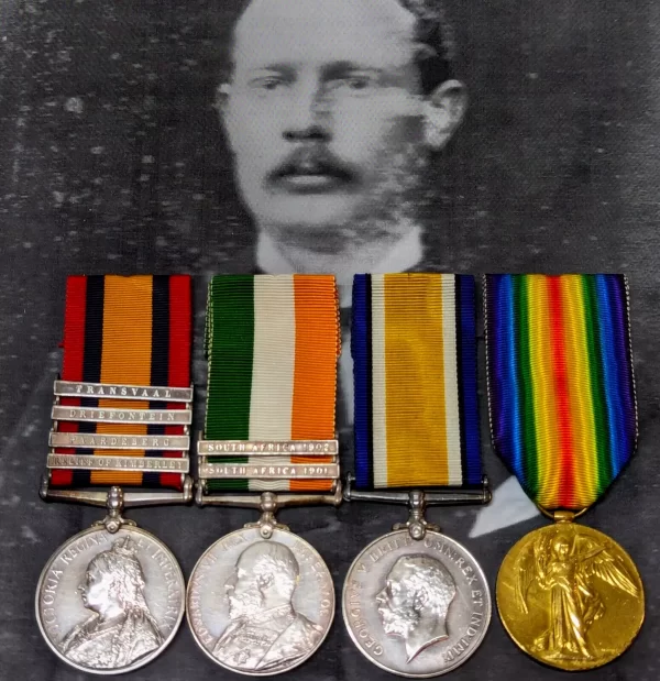 Royal Flying Corps & Royal Air Force wounded Engineers Boer War & WW1 medals 28570 Stanley Herbert Seymour