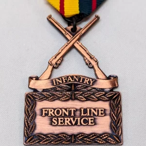 AJ Parkes made Australian Infantry Front Line Service medal