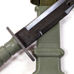 2000’s U.S. military M9 Ontario bayonet with scabbard