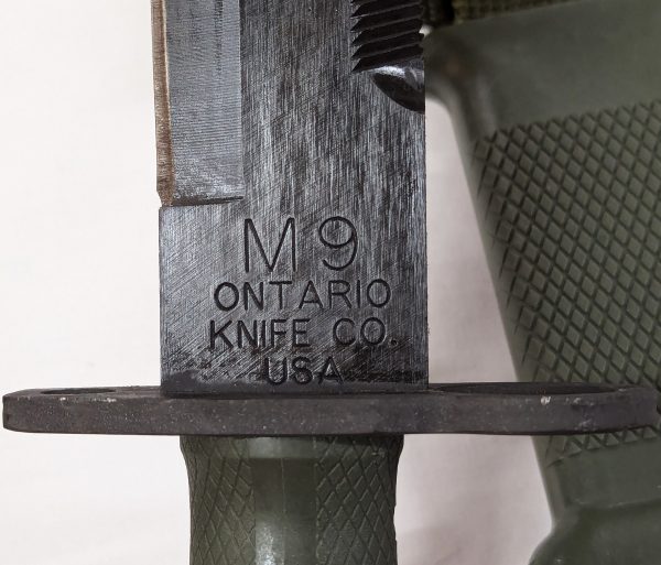 2000’s U.S. military M9 Ontario bayonet with scabbard - Image 5