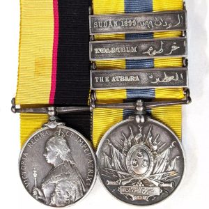 100% original 1897 Sudan War British military Medals - unresearched