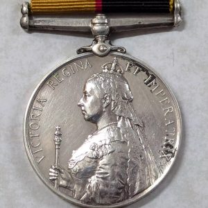 Battle of Omdurman veteran Queen's Sudan campaign medal 1st Warwickshire's