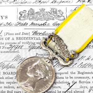 Crimea War medal Gunner Barry 5th Battalion Royal Artillery Sevastopol pre WW1