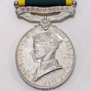 Gloucestershire Regiment WW2 British Army Territorial Efficiency Medal