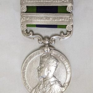 Gurkha Regiment India General Service Medal 1908 WAZIRISTAN 1919 1923