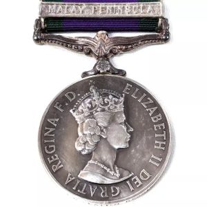 HMAS Melbourne Royal Australian Navy Malay Peninsula GSM medal C.P.O Platten