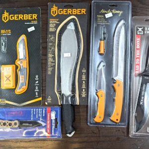 Modern made combat, hunting and survival knives - All new/old shop stock