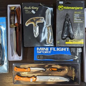 Modern made combat, hunting and survival knives - All new/old shop stock