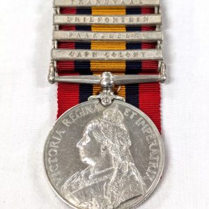 *P.O.W. & invalided* Boer War QSA medal Kitchener’s Horse E.T. Clarke pre WW1