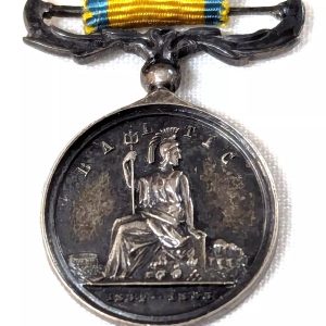 Pre WW1 British Baltic Medal Royal Navy & Marines - miniature period example