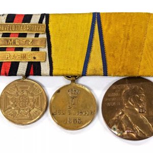 Pre WW1 Germany/Austria/France 1866/1870 War Nassau combattants medal bar