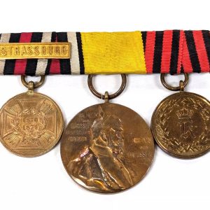 Pre WW1 Germany/France 1870 War combattants medal bar Württemberg soldier