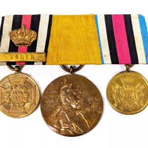 Pre WW1 Germany/France 1870 War combattants medal bar