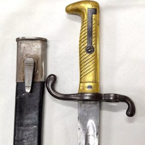 Rare WW1 German Army 1871 Mauser Gewehr sword bayonet scabbard by Alex Coppel