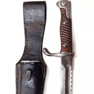 Rare WW1 German Army 98/05 Mauser sawback butcher bayonet scabbard Cito Cologne