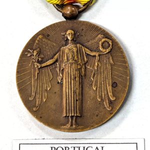Rare WW1 military Portuguese Army Victory Medal