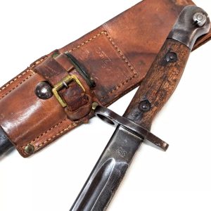 WA 5th Military District WW1 - WW2 Australian 1941 Lithgow bayonet with scabbard