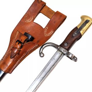 WW1 1874 GRAS SWORD BAYONET SCABBARD FRANCE ARMY MATCHING NUMBERED SWORD & FROG