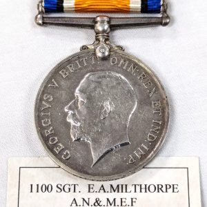 WW1 AN & MEF Australian Military WW1 British War Medal with research