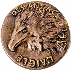 WW1 Australian Anglais De Anzac French military medal by Roche/Schwab 1917