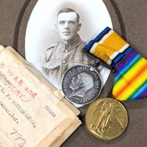 WW1 Canadian medals Pte Butterworth 2nd Battalion Shell shock 1916 photo CEF