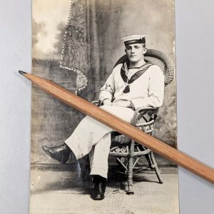 WW1 Royal Australian Navy sailor in uniform HMAS Sydney I post card