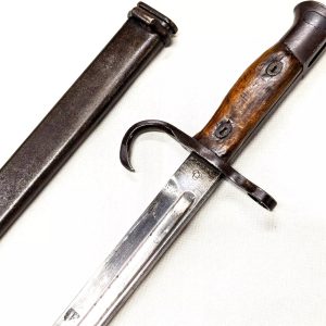 WW2 Japanese Army Arisaka Type 90 bayonet with scabbard by Kokura Arsenal