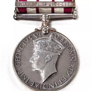 WW2 Palestine medal to Officers Cook E G J Nash. HMS Windsor and HMS AJAX