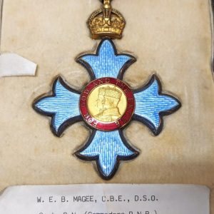 WW2 Royal Navy convoy duties CBE cased Order of the British Empire medal