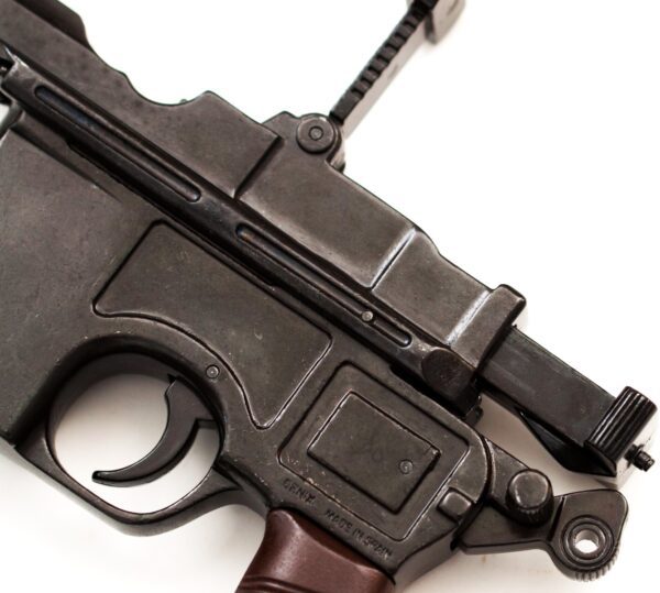 REPLICA DENIX WW1 WW2 GERMAN MAUSER MODEL 1896 C96 PISTOL 1024 - Image 4