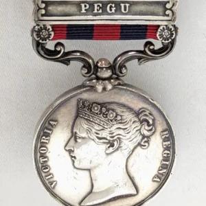 India Medal Pegu Chief Boatswain Lock HMS Winchester Royal Navy Coast Guard