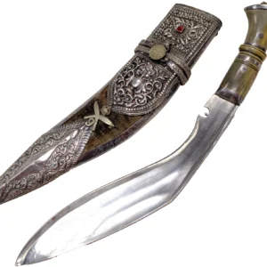 9th Gurkha Rifles ceremonial Kukri knife attributed General Jenkins Indian Army