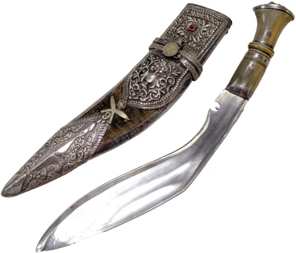 9th Gurkha Rifles ceremonial Kukri knife attributed General Jenkins Indian Army