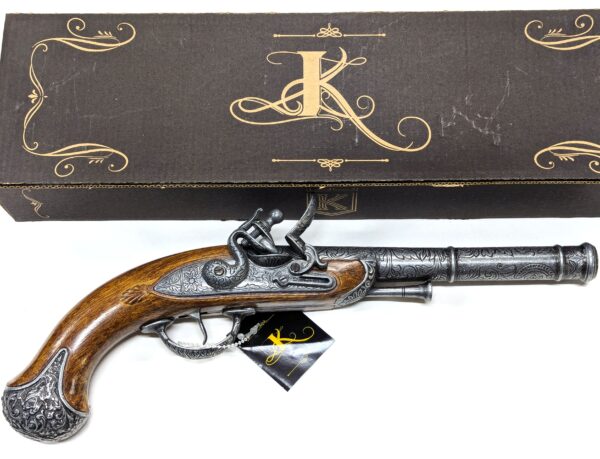 KOLSER REPLICA 1800s BRITISH LUCKNOW FLINTLOCK PISTOL 1113