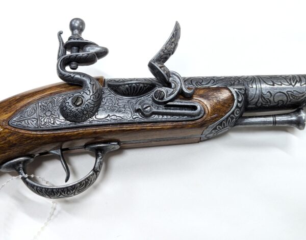 KOLSER REPLICA 1800s BRITISH LUCKNOW FLINTLOCK PISTOL 1113 - Image 3