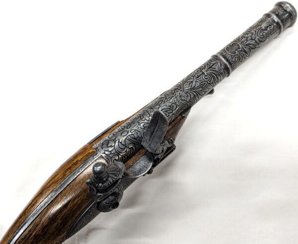 KOLSER REPLICA 1800s BRITISH LUCKNOW FLINTLOCK PISTOL 1113 - Image 4