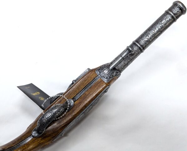 KOLSER REPLICA 1800s BRITISH LUCKNOW FLINTLOCK PISTOL 1113 - Image 6