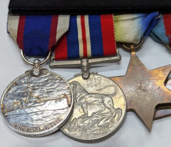 WW1 & KIA Dunkirk WW2 medals to Leading Signaller Woodroffe HMS Wakeful navy RN - Image 7