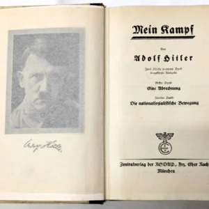 1942 dated German edition of Mein Kampf by Adolf Hitler, deluxe wedding edition