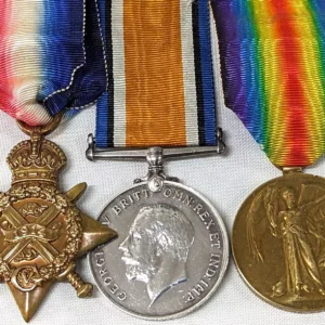 2nd Devonshire Regiment wounded 1918 WW1 British Army 1914 Star medals McCrory