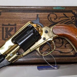 Western Single Action 1858 Remington Revolver pistol with wooden handle by Kolser 8753 - WL
